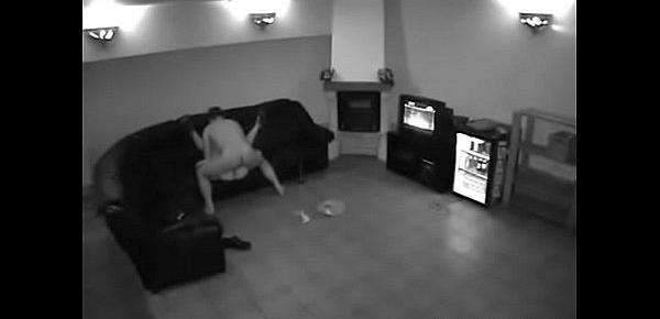  A guy fucked a whore at home in front of a hidden camera